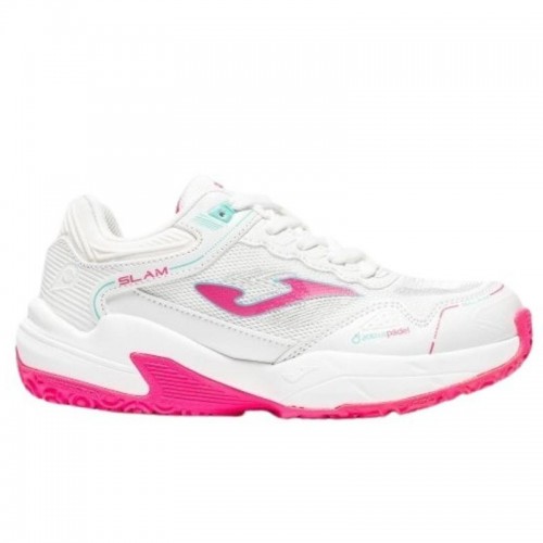 Zapatillas de Padel Joma Slam 2602 Blanco Rosa Junior