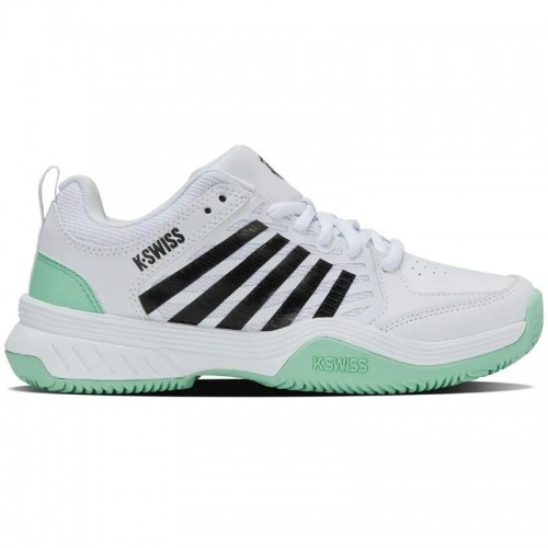 Zapatillas Kswiss Court Express 2 Clay Blanco Menta Negro Mujer Zapatillas Kswiss Court Express 2 Clay Blanco Menta Negro Mujer