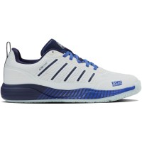 Kswiss Sanyo Ultra Court Padel Blanc Baskets Bleu Marine