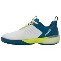 Tênis Kswiss Ultrashot 3 Flautor Amarelo Azul Branco