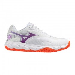 Zapatillas de Padel Mizuno Wave Enforce Court 2 Clay Blanco Mujer