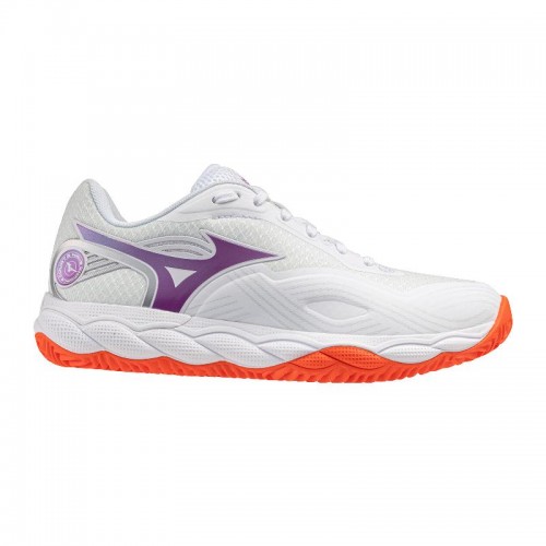 Mizuno Wave Enforce Court 2 Clay White Women''''s Sneakers