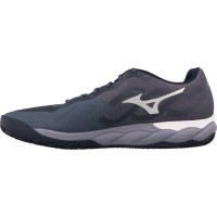 Mizuno Wave Enforce Court Clay Gris Blanc Bleu Sneakers