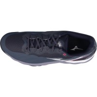 Mizuno Wave Enforce Court Clay Gris Blanc Bleu Sneakers