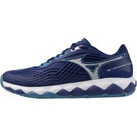 Baskets Mizuno Wave Enforce Tour 2 TERRE BATTUE Bleu Blanc
