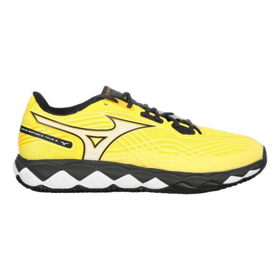 Baskets Mizuno Wave Enforce Tour 2 Padel Jaune Noir