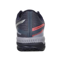 Mizuno Wave Exceed Court TERRE BATTUE Gris Blanc Baskets