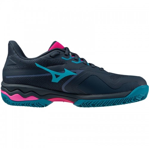 Mizuno Wave Exceed Light 2 Padel Azul Marinho Fúcsia Tênis Feminino Mizuno Wave Exceed Light 2 Padel Azul Marinho Fúcsia Tênis Feminino
