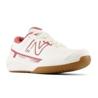 New Balance 696V5 Branco Rosa Tênis Feminino