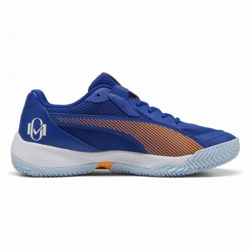 Tênis Puma Momo Gonzalez Nova Court Azul Laranja Tênis Puma Momo Gonzalez Nova Court Azul Laranja