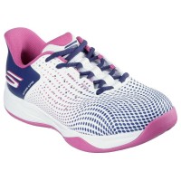 Skechers Viper Court Reload Scarpe da donna blu navy bianche