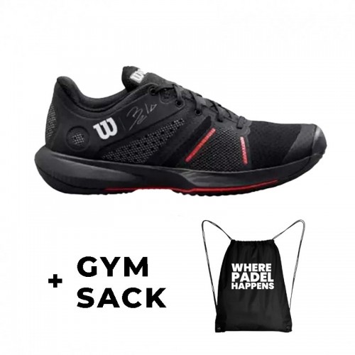 Wilson Bela Pro Tênis Preto Papoula Vermelha Wilson Bela Pro Tênis Preto Papoula Vermelha