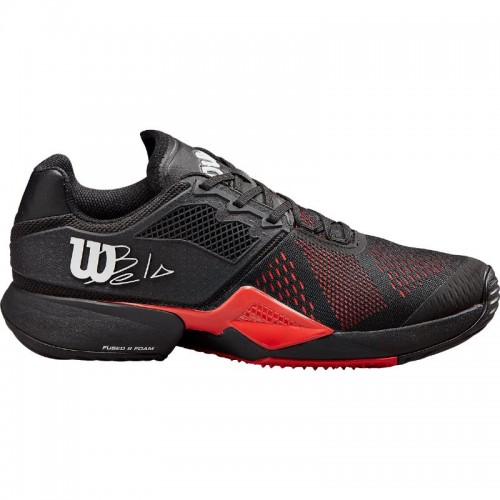 Wilson Bela Tour Sapatilhas Preto Vermelho
