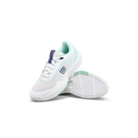 Zapatillas Wilson Courtglide Blanco Aguamarina Mujer