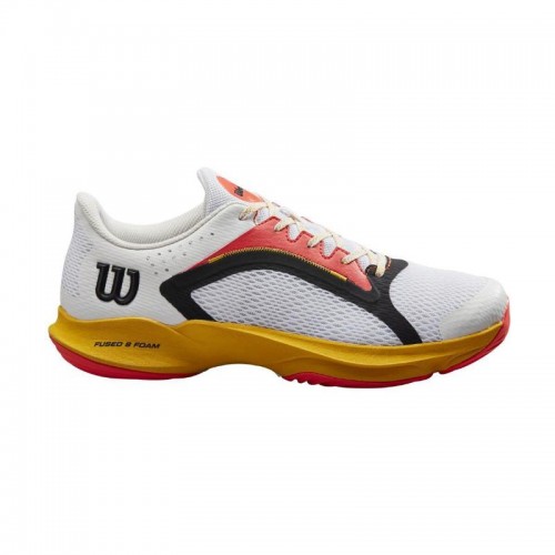 Wilson Hurakn 2.0 Tenis Branco Coral Gold Wilson Hurakn 2.0 Tenis Branco Coral Gold