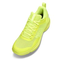 Baskets Femme Wilson Hurakn Pro V2 Jaune Fluo Blanc