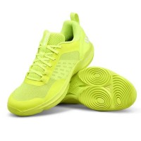 Baskets Femme Wilson Hurakn Pro V2 Jaune Fluo Blanc