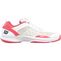 Baskets Femme Wilson Hurakn Pro V2 Blanc Rose Dubarry