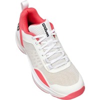 Baskets Femme Wilson Hurakn Pro V2 Blanc Rose Dubarry