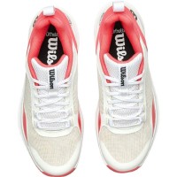 Baskets Femme Wilson Hurakn Pro V2 Blanc Rose Dubarry