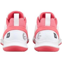 Baskets Femme Wilson Hurakn Pro V2 Blanc Rose Dubarry