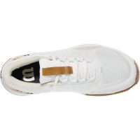Tênis Wilson Intrigue Tour Clay Branco Marrom para Mulheres