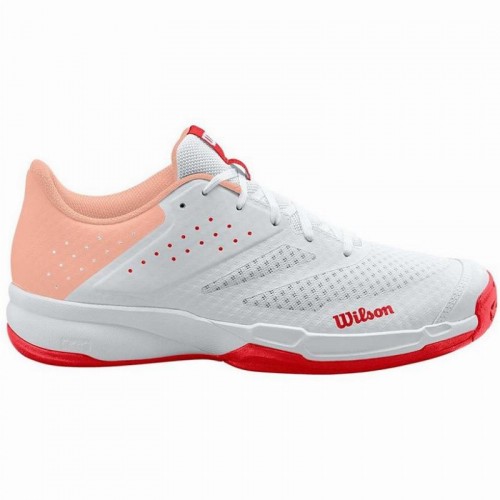 Wilson Kaos Stroke 2.0 Branco Coral Sapatilhas Mulher Wilson Kaos Stroke 2.0 Branco Coral Sapatilhas Mulher