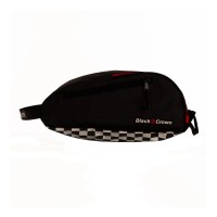 Sac à chaussures noires à couronne noire